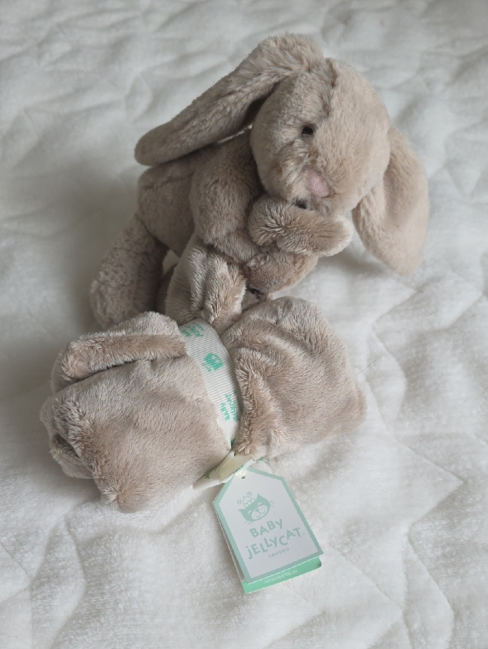 Baby Jellycat Soft Beige Bunny Rattle